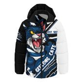 Geelong Cats Hooded Padded Jacket Battlefield Glory Gear