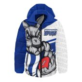 North Melbourne Hooded Padded Jacket Defend The Pride