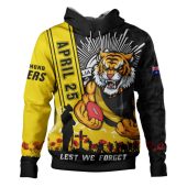 Richmond Hoodie Anzac Day Lest We Forget Memorial