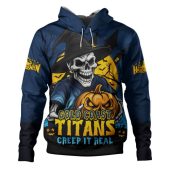 Gold Coast Titans Hoodie Dark Moon Rugby Halloween Battle Edition