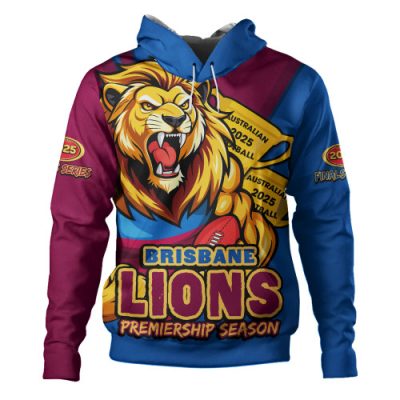 Brisbane Lions Hoodie Australian Football Finals Premiership Spirit