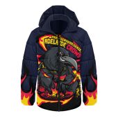 Adelaide Crows Hooded Padded Jacket Premiership Series Flame Edition
