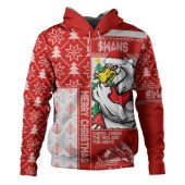 Sydney Swans Hoodie Merry Christmas Knit Style Festive Spirit