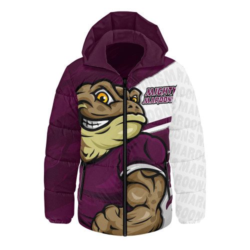 Queensland Maroons Hooded Padded Jacket Defend The Pride Queensland Maroons Hooded Padded Jacket Defend The Pride