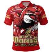Redcliffe Dolphins Polo Shirt Final Clash Battle Edition