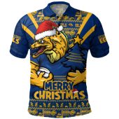 Parramatta Eels Polo Shirt Merry Christmas Festive Spirit Edition