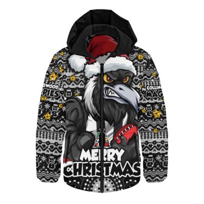 Collingwood Hooded Padded Jacket Ugly Christmas Knit Patterns Vintage Jersey