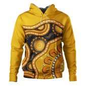 Indigenous Australian Aboriginal Hoodie Sun Pathway Walkabout