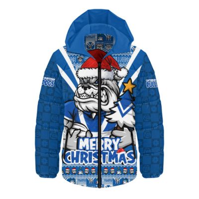 Canterbury-Bankstown Bulldogs Hooded Padded Jacket Merry Christmas Festive Spirit Edition
