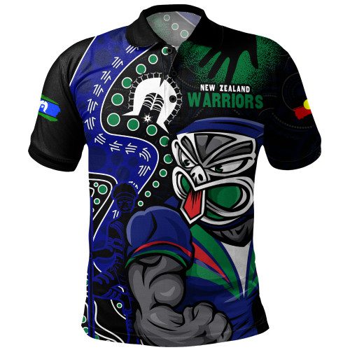 New Zealand Warriors Polo Shirt NAIDOC Indigenous Warrior Spirit New Zealand Warriors Polo Shirt NAIDOC Indigenous Warrior Spirit