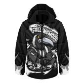 Collingwood Hooded Padded Jacket Premiership Series Flame Edition