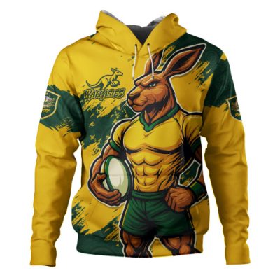 Aussie Wallabies Hoodie Wallabies Kangaroo Power Rugby