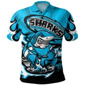 Cronulla-Sutherland Sharks Polo Shirt Premiership Series Sports Gear