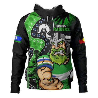 Canberra Raiders Hoodie NAIDOC Indigenous Warrior Spirit