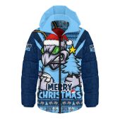 New South Wales Blues Hooded Padded Jacket Merry Christmas Festive Spirit Edition
