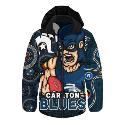Carlton Hooded Padded Jacket NAIDOC Spirit Of Country