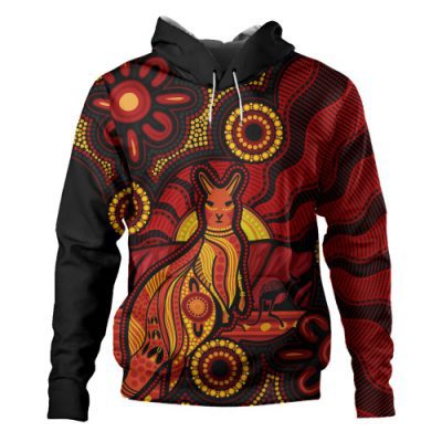 Indigenous Australian Aboriginal Hoodie Echoes Of The Dreaming