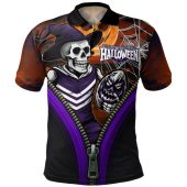 Fremantle Polo Shirt Halloween Night Reaper Zipper