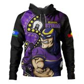 Melbourne Storm Hoodie NAIDOC Indigenous Warrior Spirit
