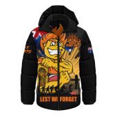 GWS GIANTS Hooded Padded Jacket ANZAC Day Honour And Football Legacy