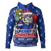 Western Bulldogs Hoodie Festive Holiday Merry Christmas Vibe