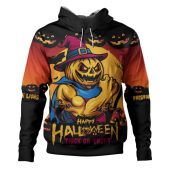 Brisbane Lions Hoodie Dark Pumpkin Halloween Spirit