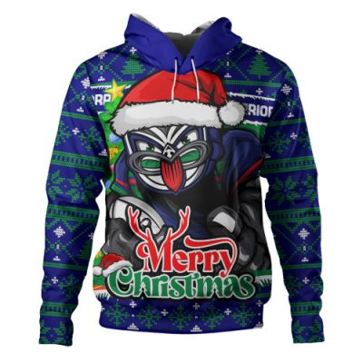 New Zealand Warriors Hoodie Merry Christmas Game Day Knit Style Team Edition