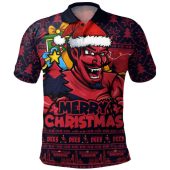Melbourne Polo Shirt Festive Holiday Merry Christmas Vibe