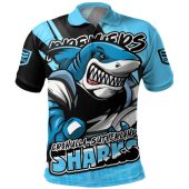 Cronulla-Sutherland Sharks Polo Shirt Chasing Victory 2025 Final Series Pride