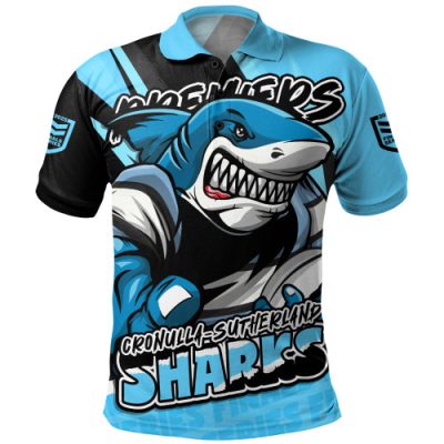 Cronulla-Sutherland Sharks Polo Shirt Chasing Victory 2025 Final Series Pride