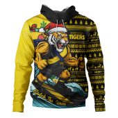 Richmond Hoodie Christmas Holiday Santa Rides The Waves