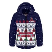 Melbourne Hooded Padded Jacket Special Ugly Christmas Holiday Footy Fans