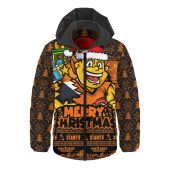 GWS GIANTS Hooded Padded Jacket Festive Holiday Merry Christmas Vibe