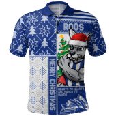 Melbourne Polo Shirt Merry Christmas Knit Style Festive Spirit