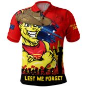Gold Coast SUNS T-Shirt ANZAC Inspired Football Fan Memorial Design