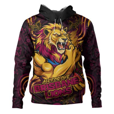 Brisbane Lions Hoodie Spirit Warriors Of The Game