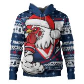 Sydney Roosters Hoodie Ugly Knit Style For Christmas Game Fans