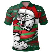 South Sydney Rabbitohs Polo Shirt Ugly Knit Style For Christmas Game Fans