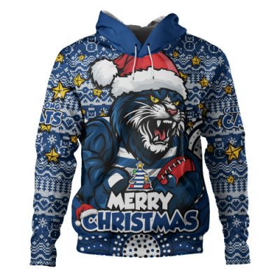 Geelong Cats Hoodie Ugly Christmas Knit Patterns Vintage Jersey