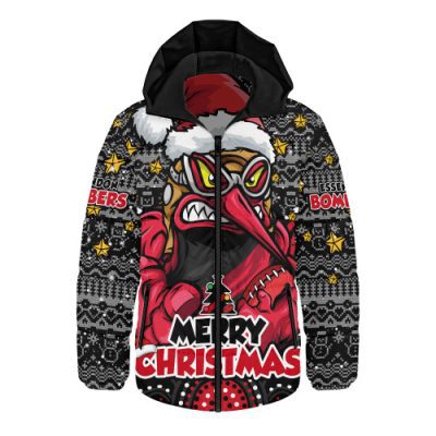 Essendon Hooded Padded Jacket Ugly Christmas Knit Patterns Vintage Jersey