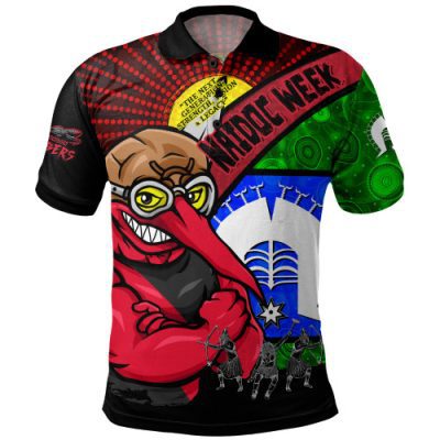 Essendon Polo Shirt NAIDOC Week Pride Edition