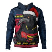 Adelaide Crows Hoodie Merry Christmas Down Under Footy Power Style