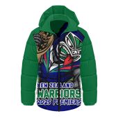 New Zealand Warriors Hooded Padded Jacket Unleash Power In The Ultimate Battle