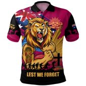 Brisbane Lions Polo Shirt ANZAC Day Honour And Football Legacy