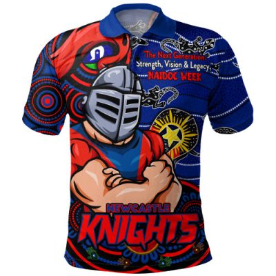 Newcastle Knights Polo Shirt Spirit Of NAIDOC Series
