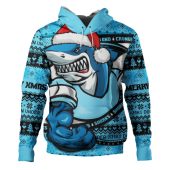 Cronulla-Sutherland Sharks Hoodie Ugly Knit Style For Christmas Game Fans