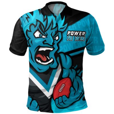 Port Adelaide Polo Shirt Defend The Pride