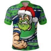 Canberra Raiders Polo Shirt Ugly Knit Style For Christmas Game Fans