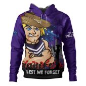 Fremantle Hoodie ANZAC Inspired Football Fan Memorial Design