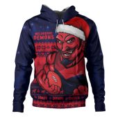 Melbourne Hoodie Merry Christmas Down Under Footy Power Style